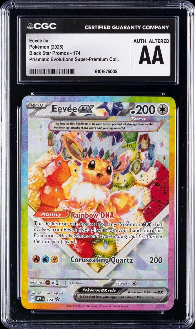 Eevee ex, Black Star Promos - Scarlet & Violet SVP EN, CGC 0