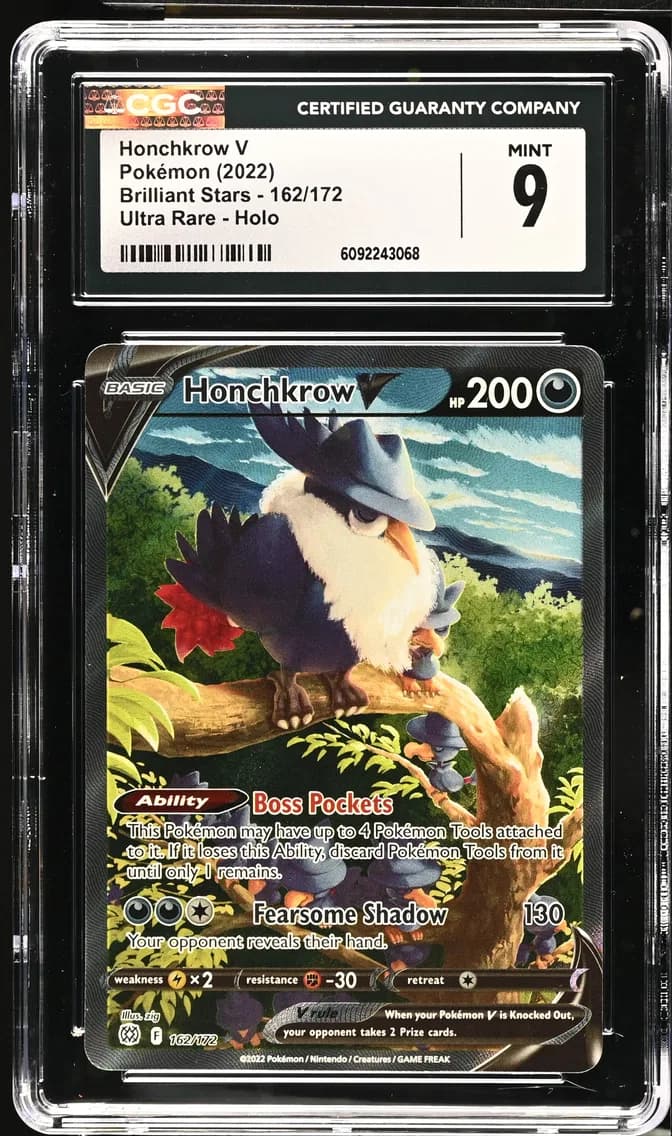 Honchkrow V, Brilliant Stars, CGC 9