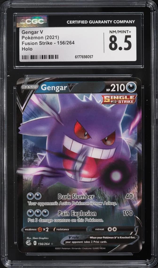 Gengar V, Fusion Strike, CGC 8.5