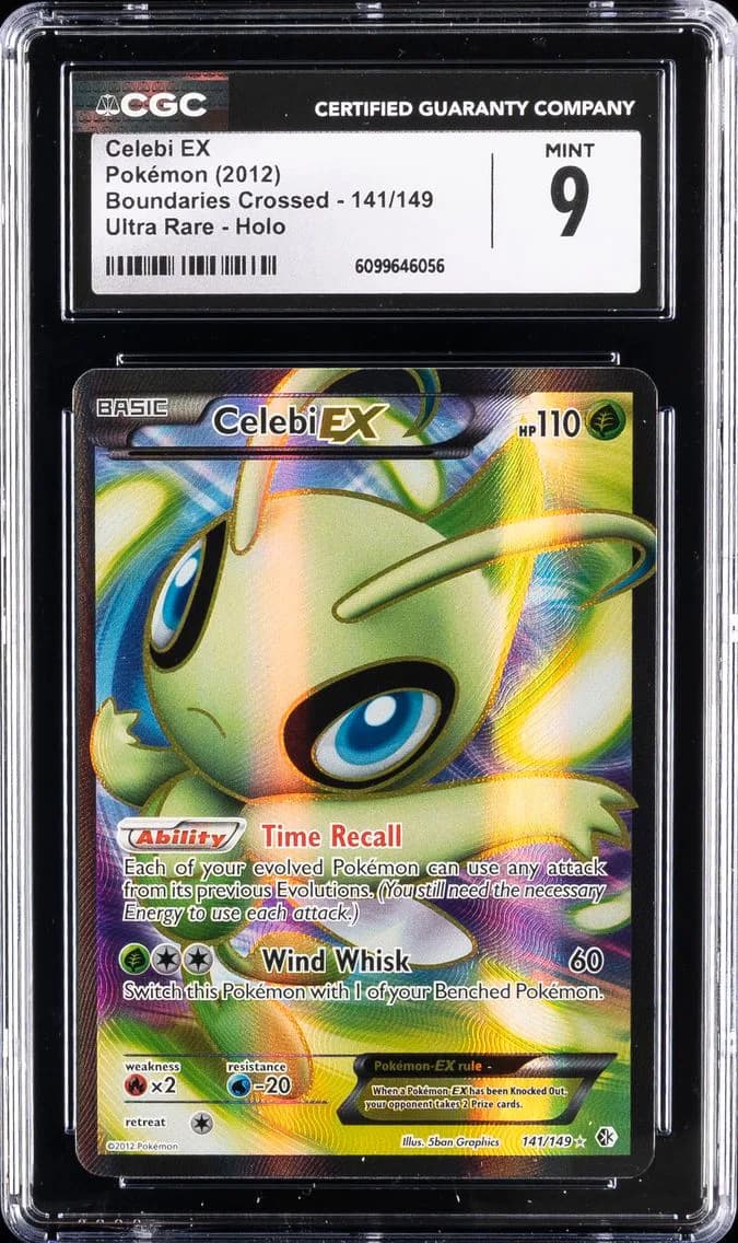 Celebi EX, Boundaries Crossed, CGC 9