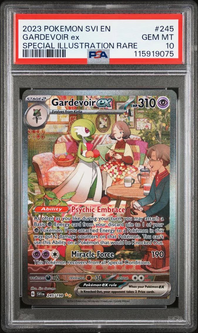 Gardevoir EX, Scarlet & Violet, PSA 10