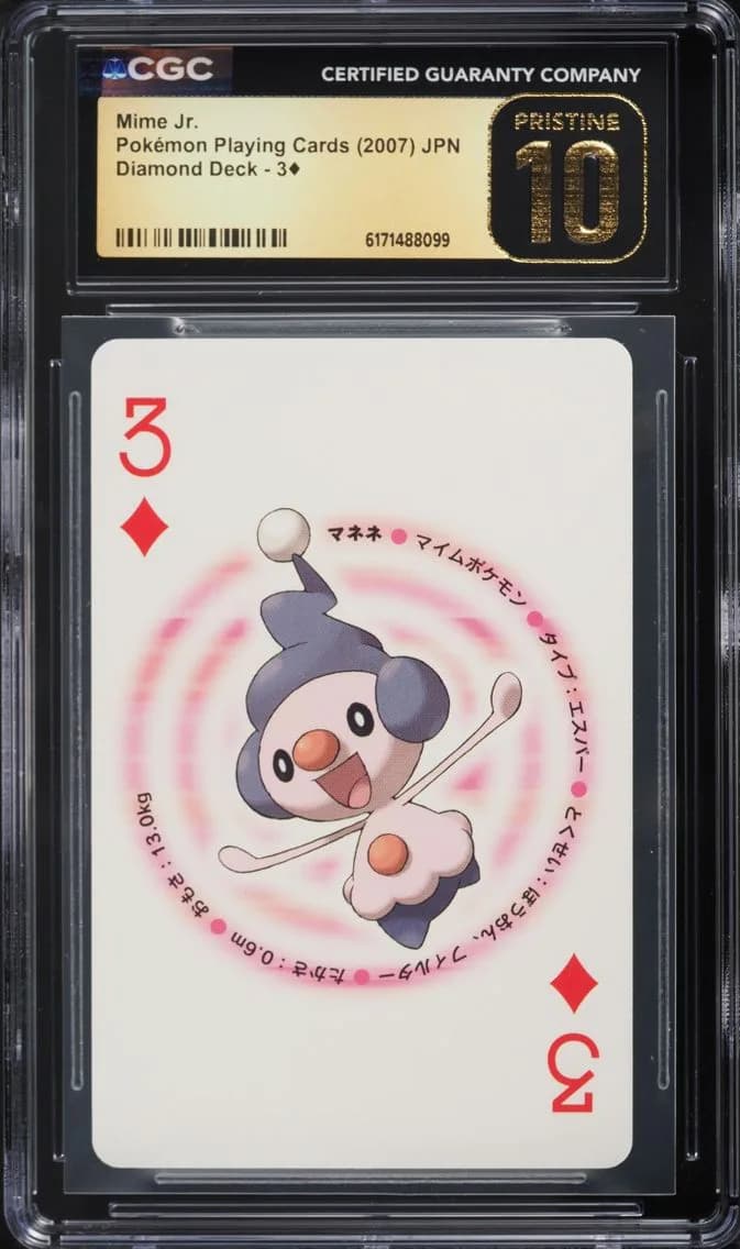 Mime Jr., Diamond Deck (Dialga Back) - Japanese, CGC 10