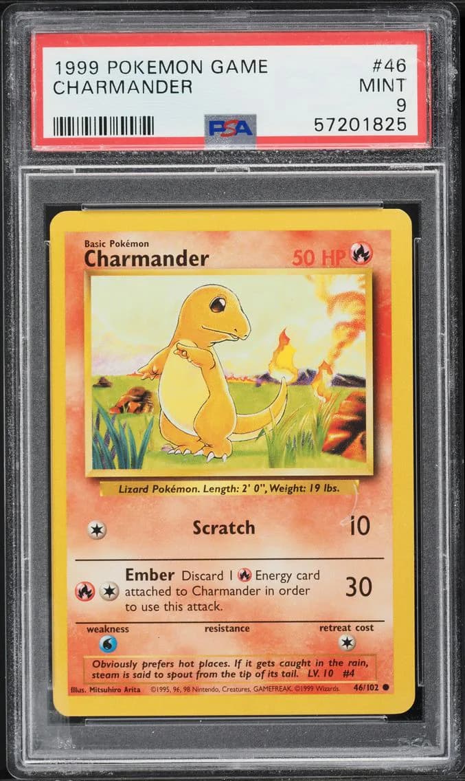 Charmander, Game, PSA 9