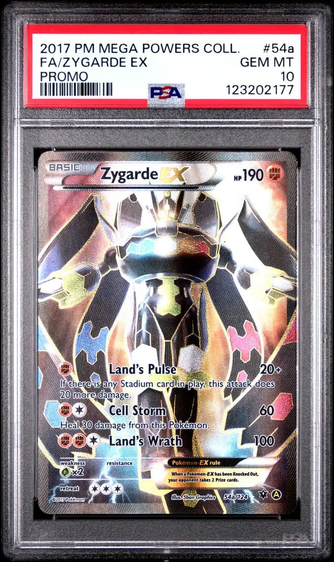 Zygarde EX, Mega Powers Collection Promo, PSA 10