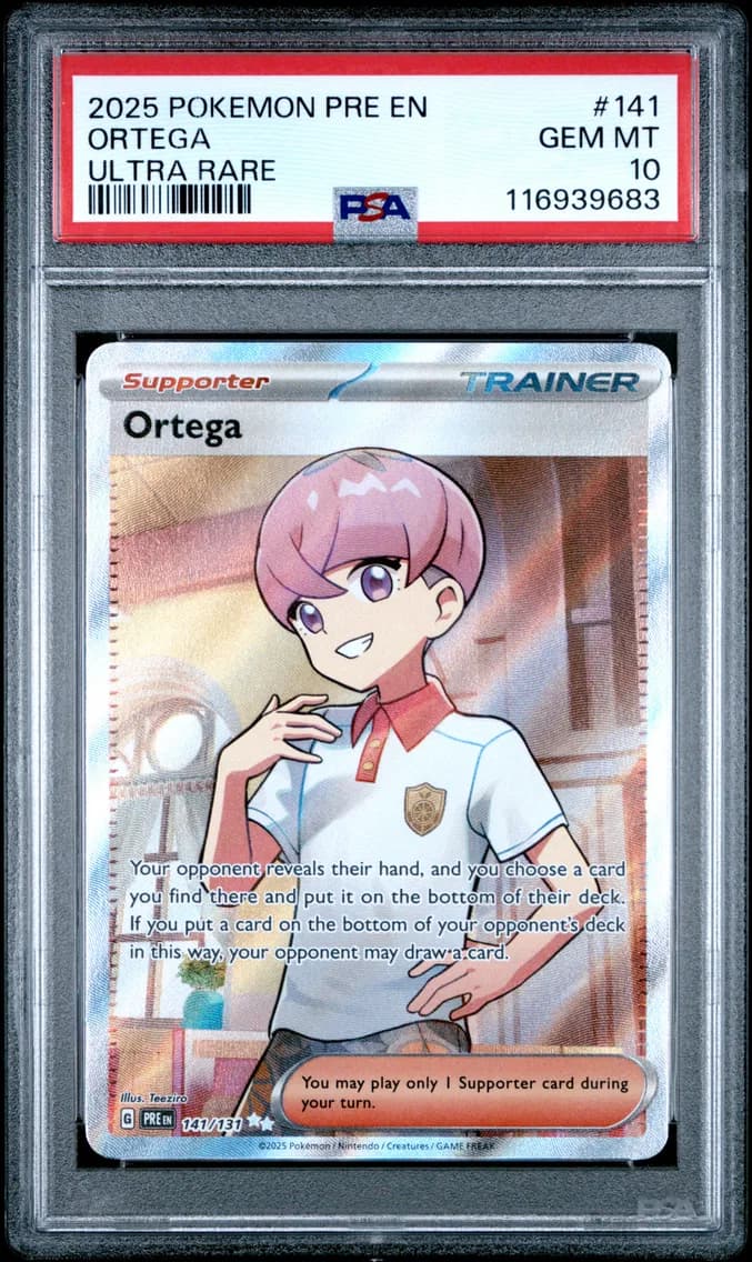 Ortega, Prismatic Evolutions, PSA 10