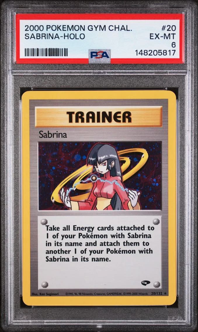 Sabrina-Holo, Gym Challenge, PSA 6