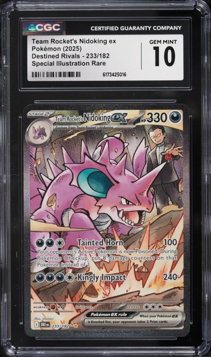Nidoking Ex, Destined Rivals, CGC 10