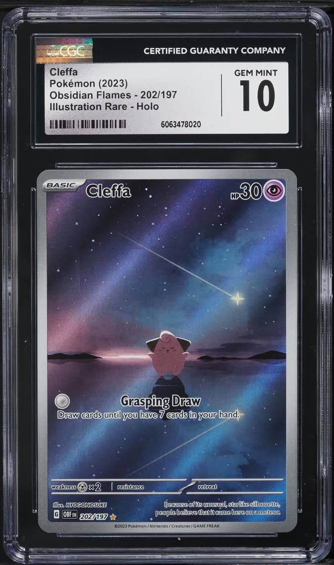 Cleffa, Obsidian Flames, CGC 10