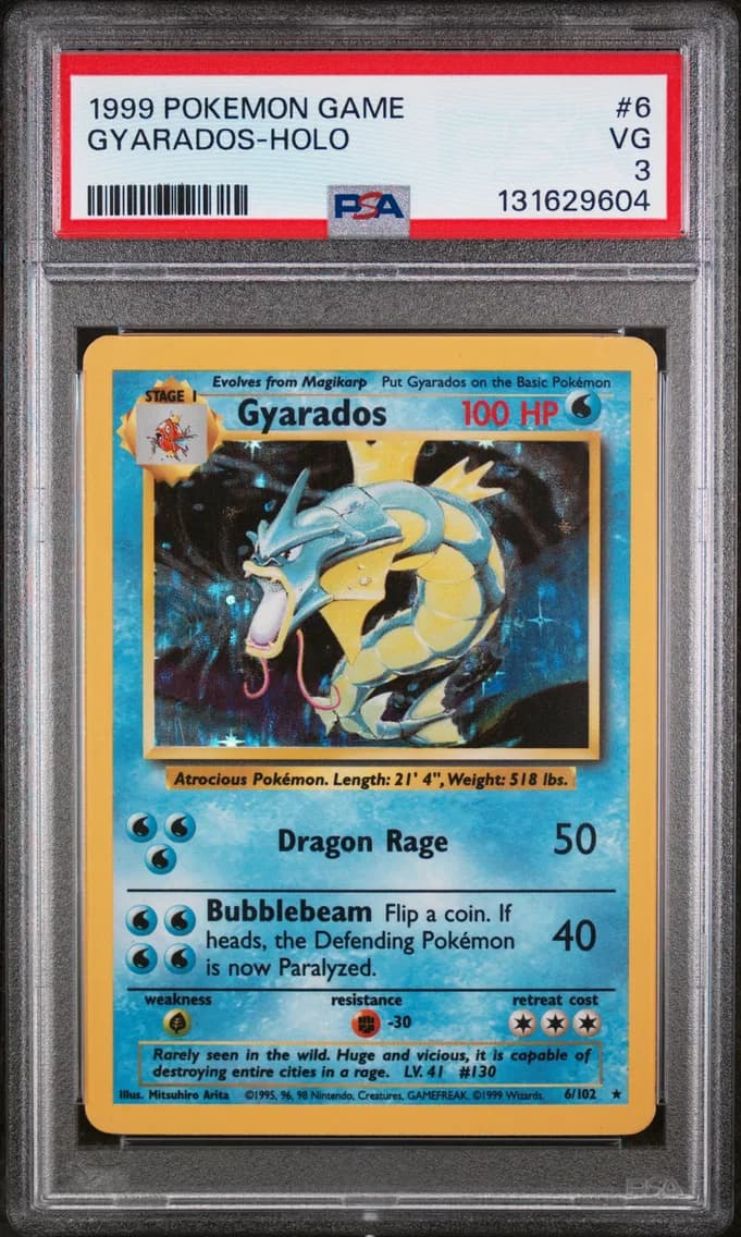Gyarados-Holo, Game, PSA 3