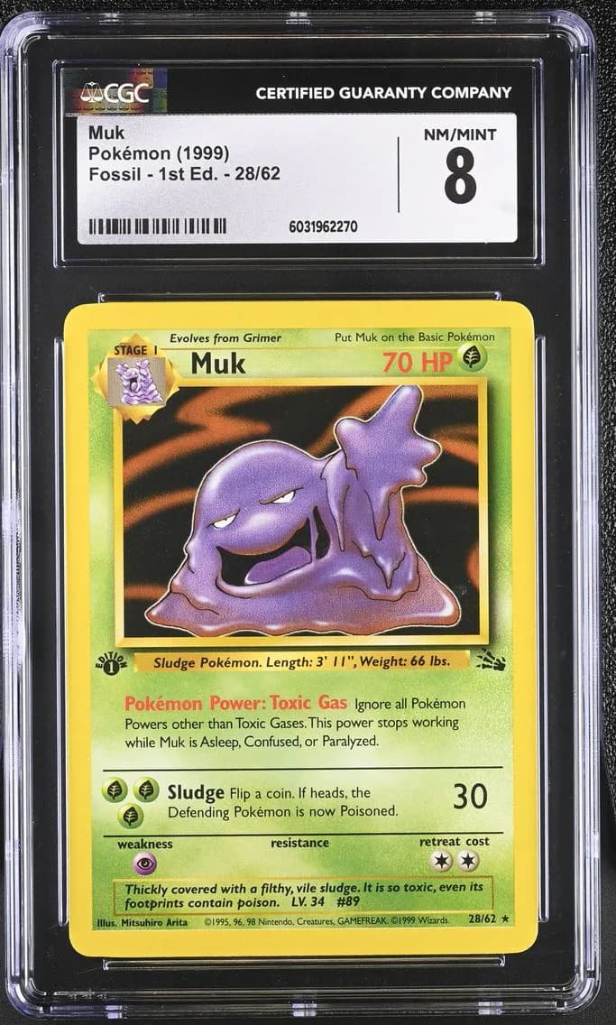 Muk, Fossil - 1st Edition, CGC 8