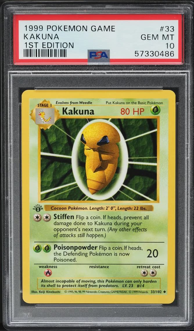 Kakuna, Game, PSA 10