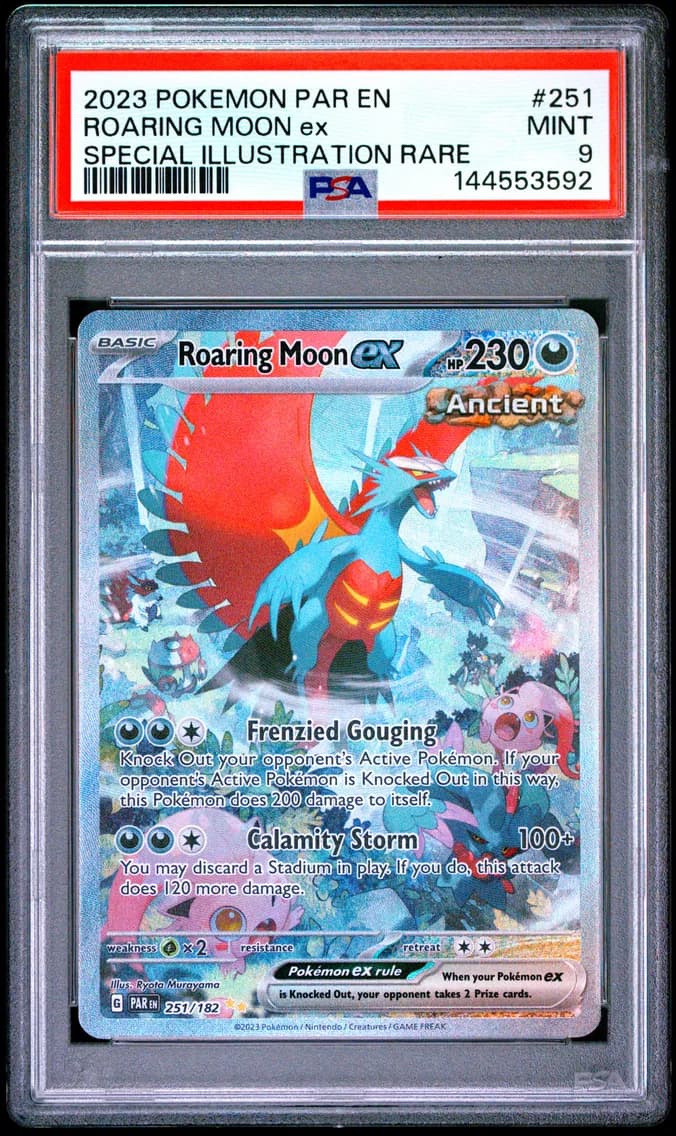 Roaring Moon EX, Paradox Rift, PSA 9