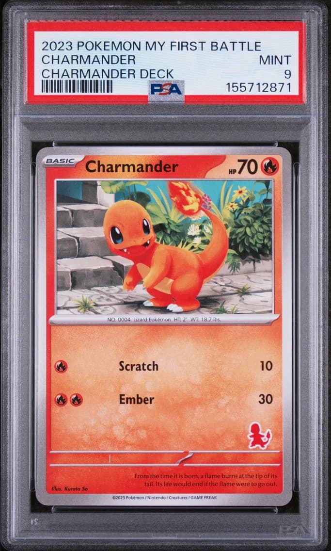 Charmander, My First Battle-Charmander Deck, PSA 9