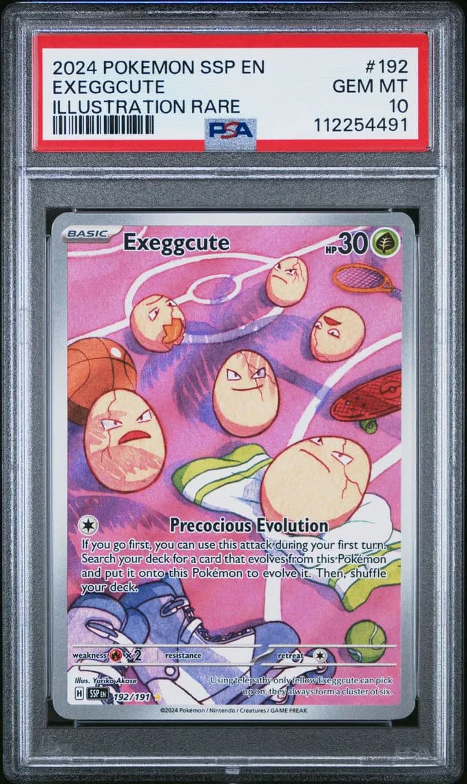 Exeggcute, Surging Sparks, PSA 10