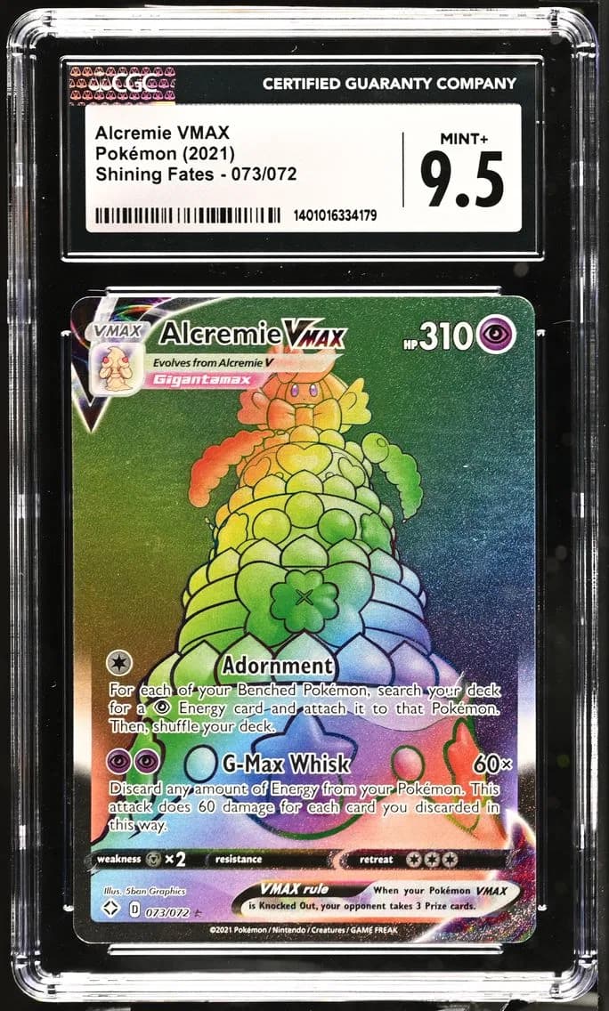 Alcremie VMAX, Shining Fates, CGC 9.5