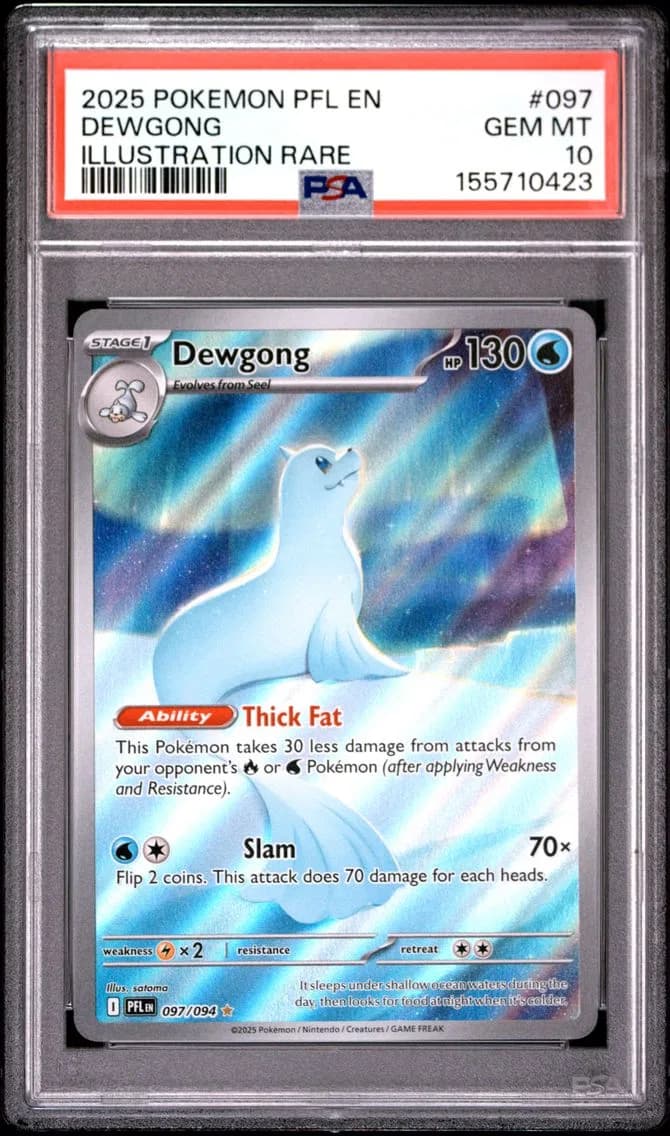 Dewgong, Phantasmal Flames, PSA 10
