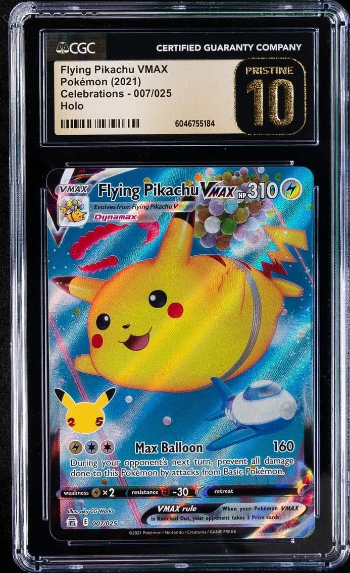 Flying Pikachu VMAX, Celebrations, CGC 10