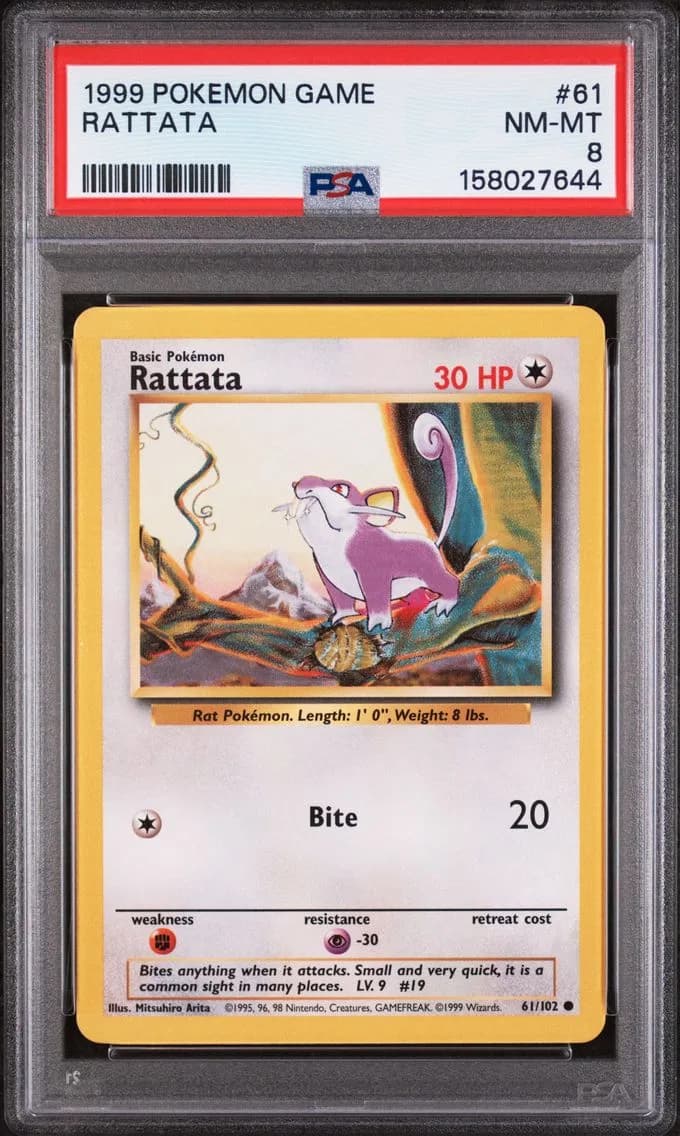 Rattata, Game, PSA 8