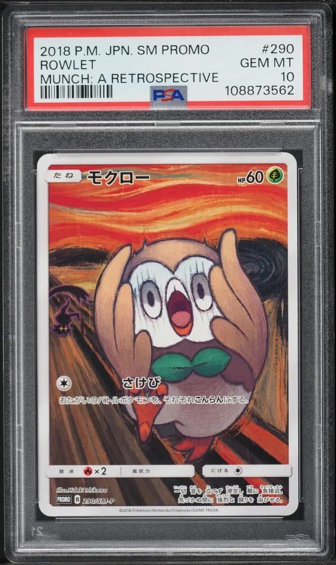 Rowlet, Japanese SM Promo, PSA 10
