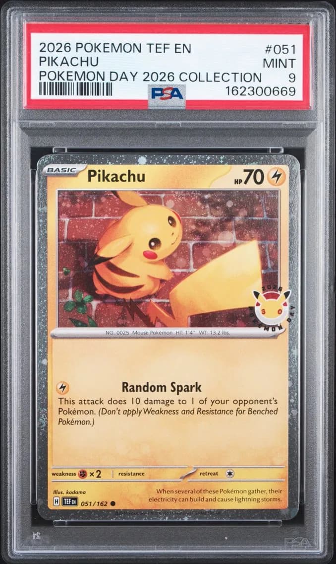 Pikachu, Temporal Forces, PSA 9