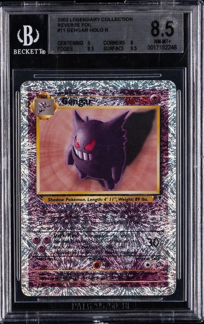 Gengar-Reverse Foil, Legendary Collection Reverse Foil, BGS 8.5