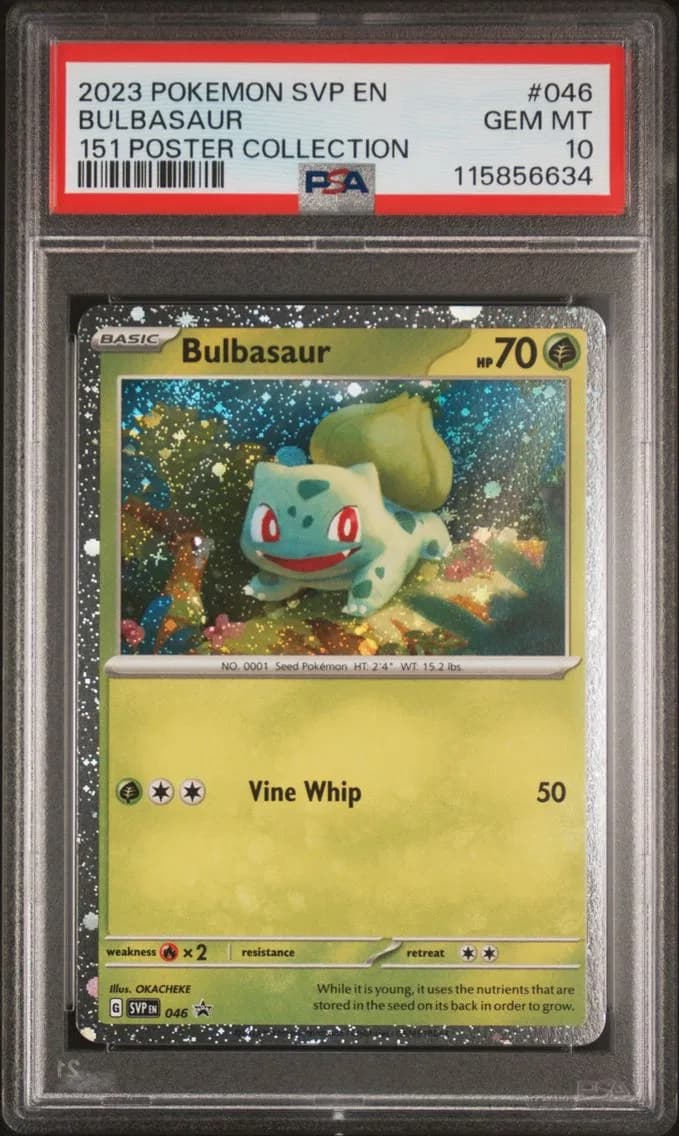 Bulbasaur, SV Black Star Promo, PSA 10