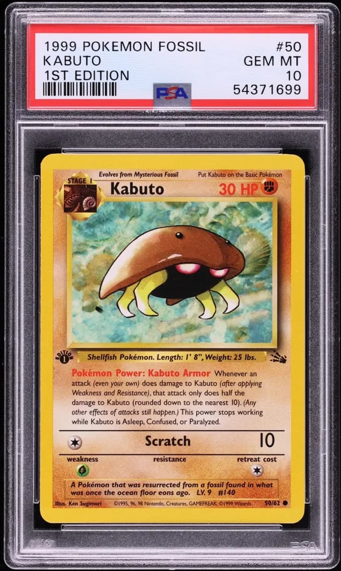 Kabuto, Fossil, PSA 10
