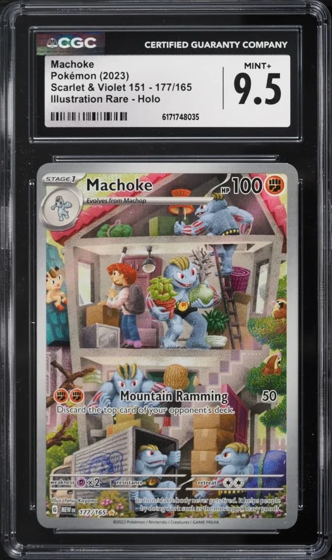Machoke, Scarlet & Violet 151, CGC 9.5