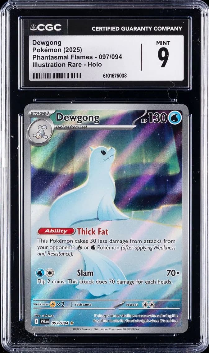 Dewgong, Phantasmal Flames, CGC 9