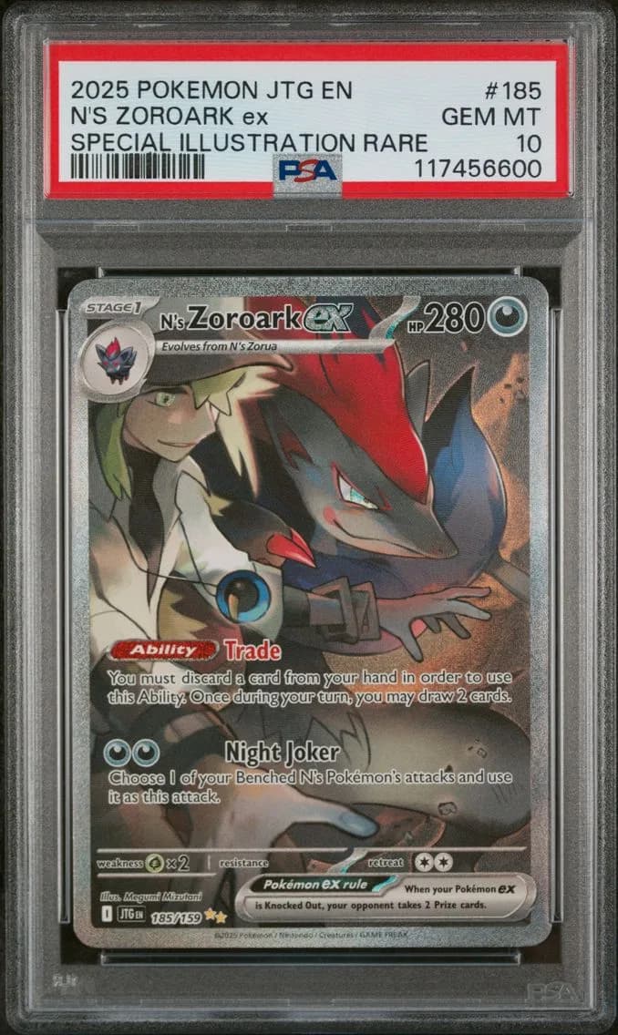 N's Zoroark EX, Journey Together, PSA 10