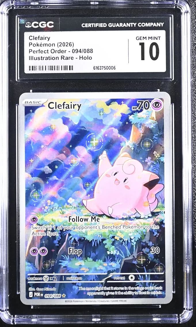 Clefairy, Perfect Order, CGC 10