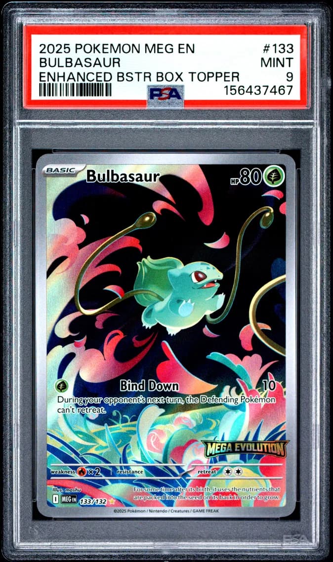 Bulbasaur, Mega Evolution, PSA 9