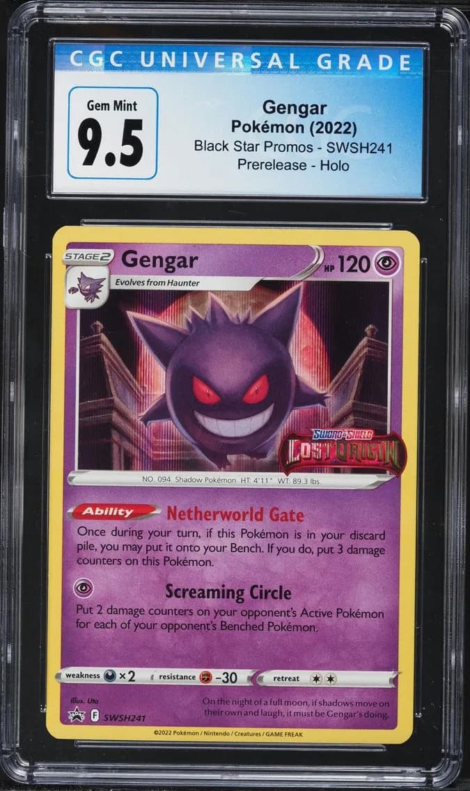 Gengar-Holo, Black Star Promos - Sword & Shield, CGC 10