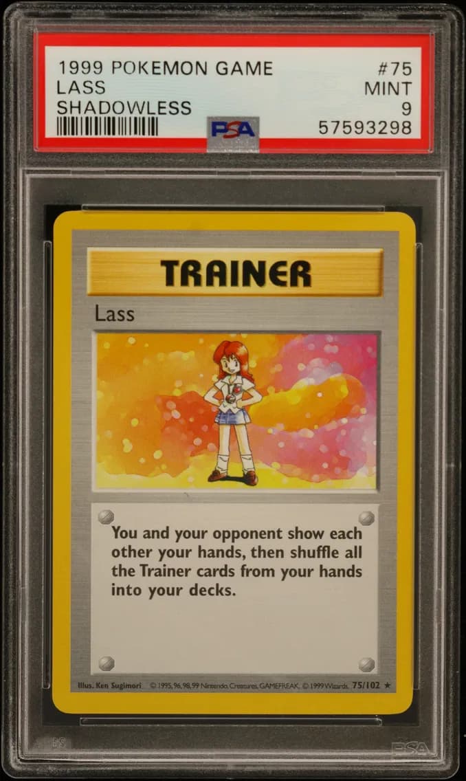 Lass Shadowless, Game, PSA 9