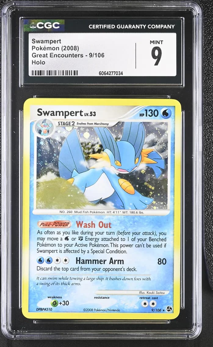 Swampert, Great Encounters, CGC 9