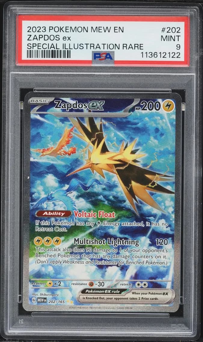Zapdos EX, 151, PSA 9