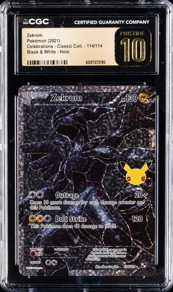 Zekrom, Celebrations - Classic Collection, CGC 10