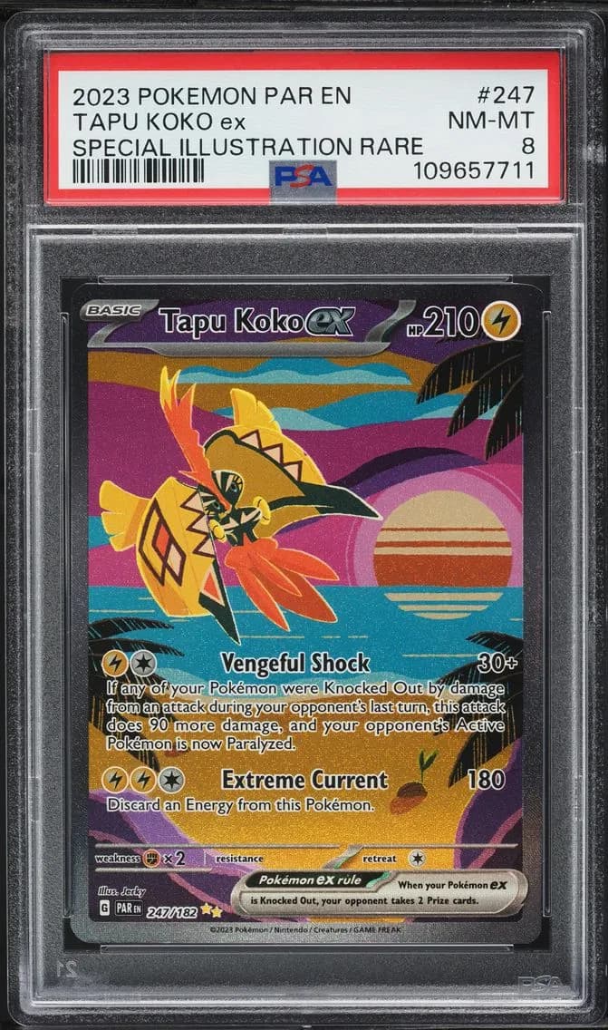 Tapu Koko EX, Paradox Rift, PSA 8