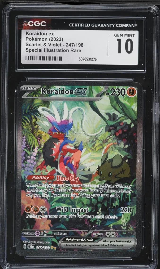 Koraidon EX, Scarlet & Violet - SV1EN, CGC 10