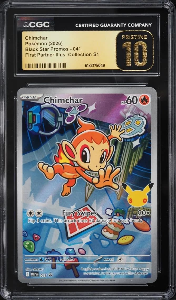 Chimchar, Black Star Promos - Mega Evolution MEP EN, CGC 10