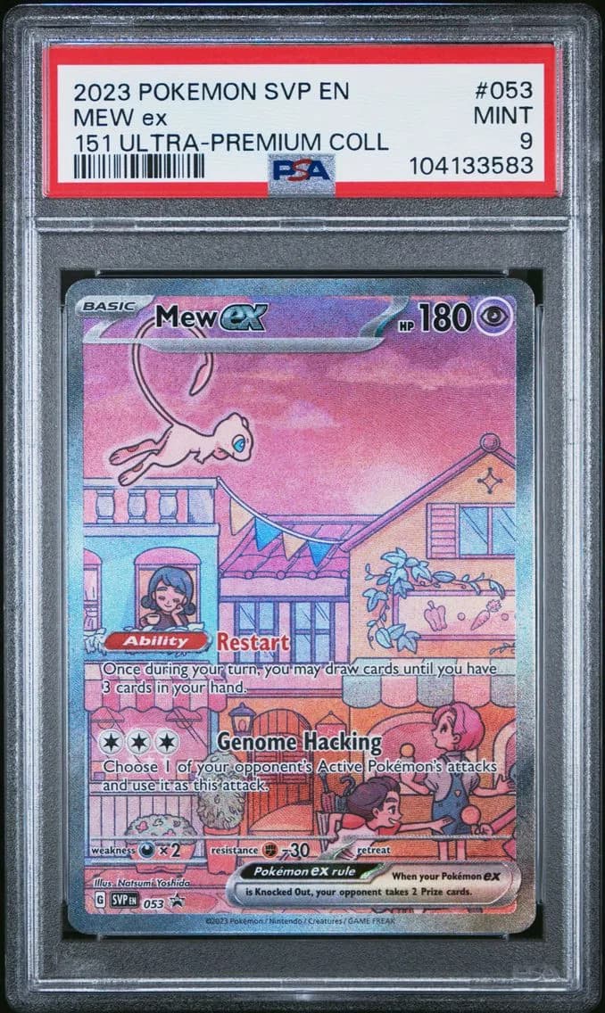 Mew EX, SV Black Star Promo, PSA 9