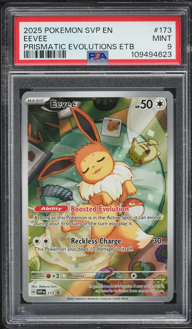Eevee, SV Black Star Promo, PSA 9