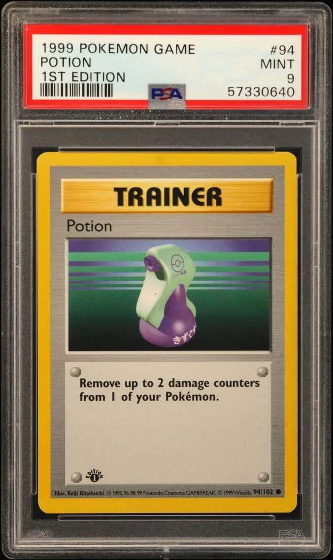 Potion 1st Edition, Game, PSA 9
