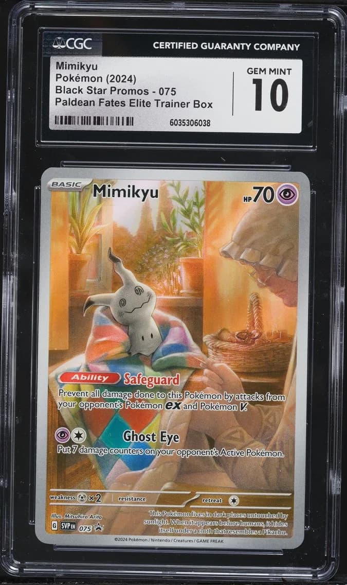 Mimikyu, Black Star Promos - Scarlet & Violet SVP EN, CGC 10