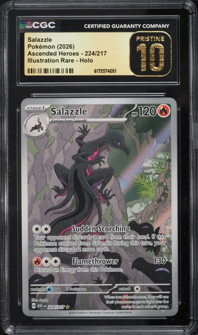 IR Salazzle, Ascended Heroes, CGC 10