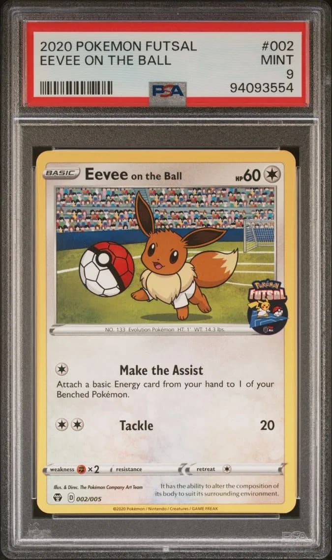 Eevee On The Ball, Futsal, PSA 9