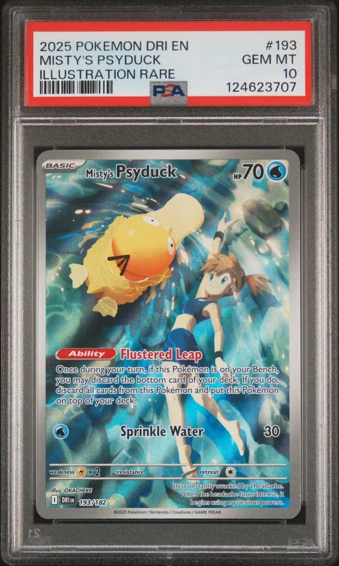Misty's Psyduck, Destined Rivals, PSA 10