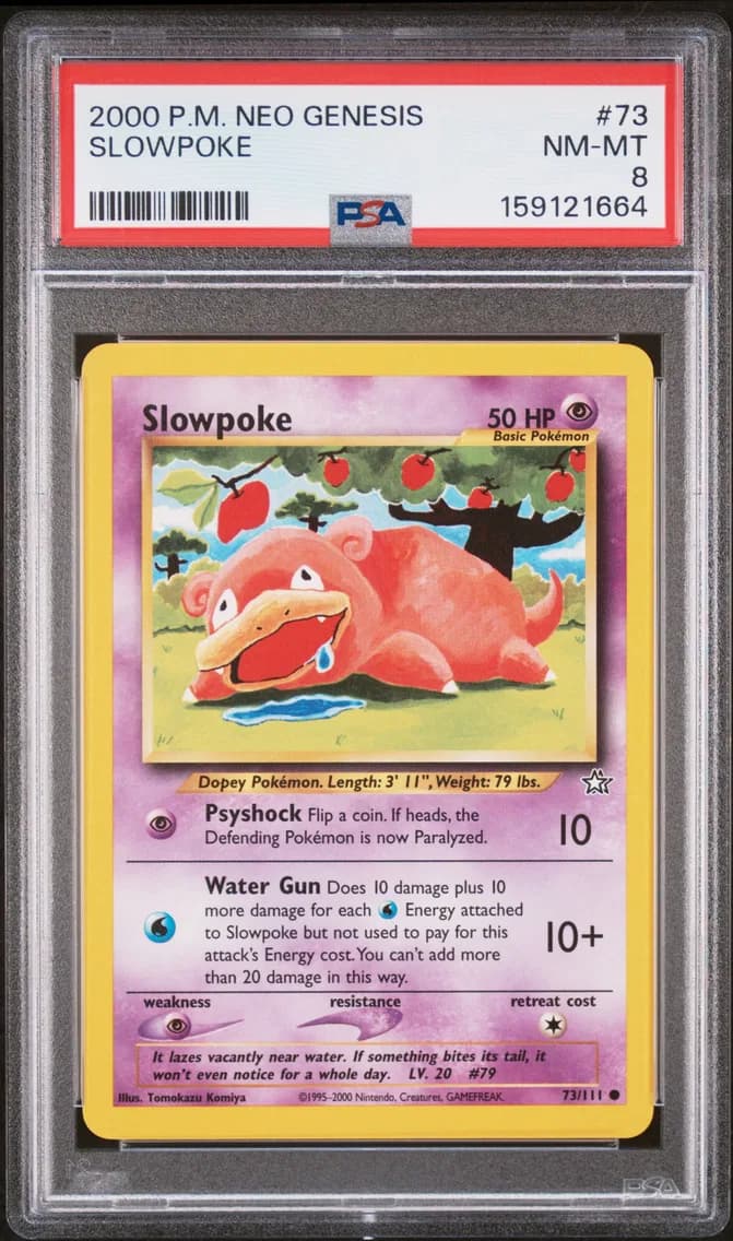Slowpoke, Neo Genesis, PSA 8