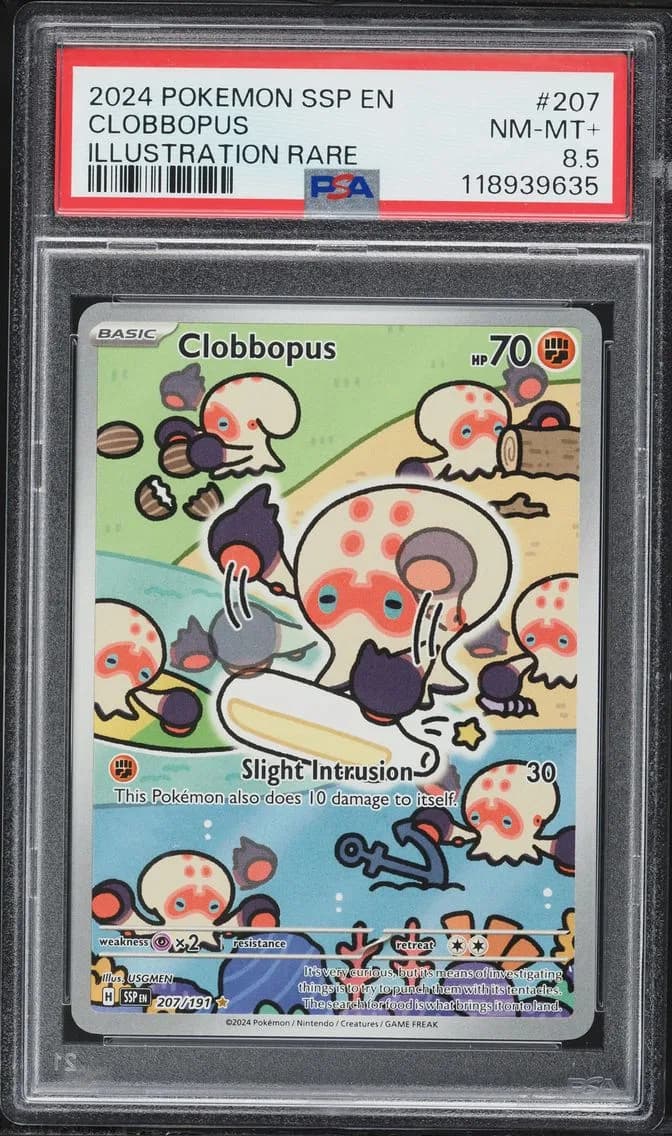 Clobbopus, Surging Sparks, PSA 8.5