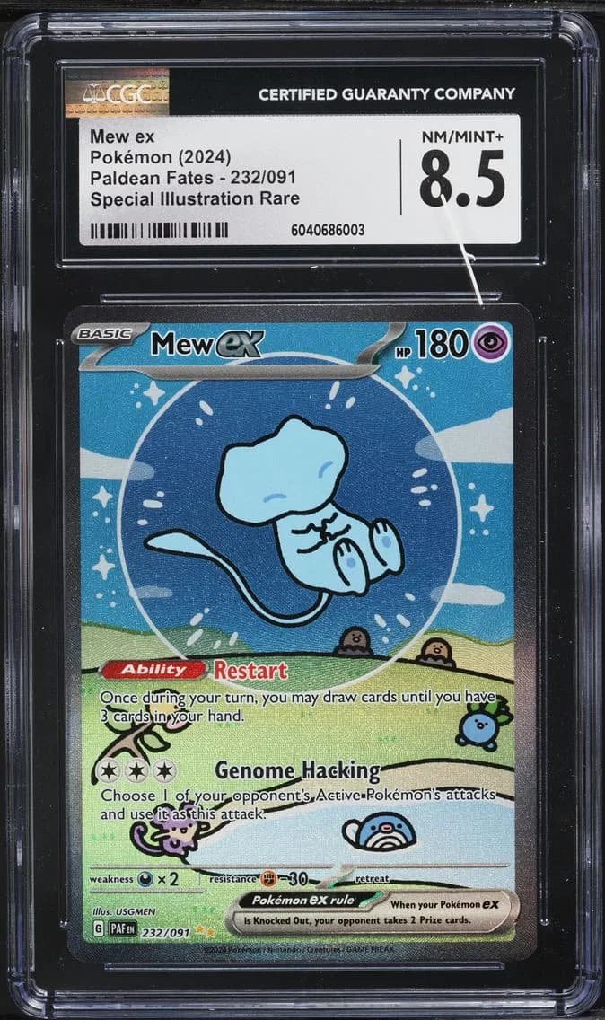 Mew ex, Paldean Fates, CGC 8.5